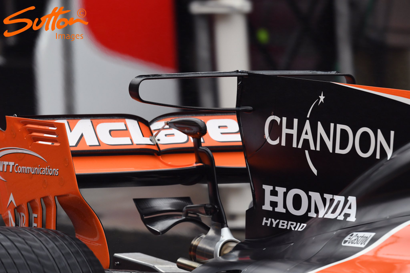 Shanghai | “McLaren test new t-wing during practice in Shanghai #ChineseGP #F1" @SuttonImages